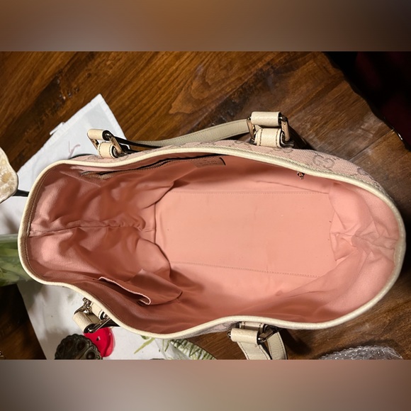🌸authentic Vintage Gucci tote pink🌸  early 2000’s - Picture 3 of 16
